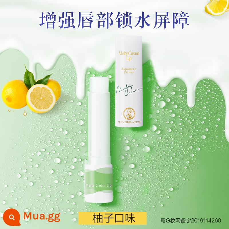 [Mua trước 38 món] Son dưỡng môi Rou Rong Ying Run Dưỡng ẩm Chống nứt nẻ Dưỡng ẩm cho nữ Mian Mian Mousse Stick - Hương bưởi, mê mẩn "Bưởi"