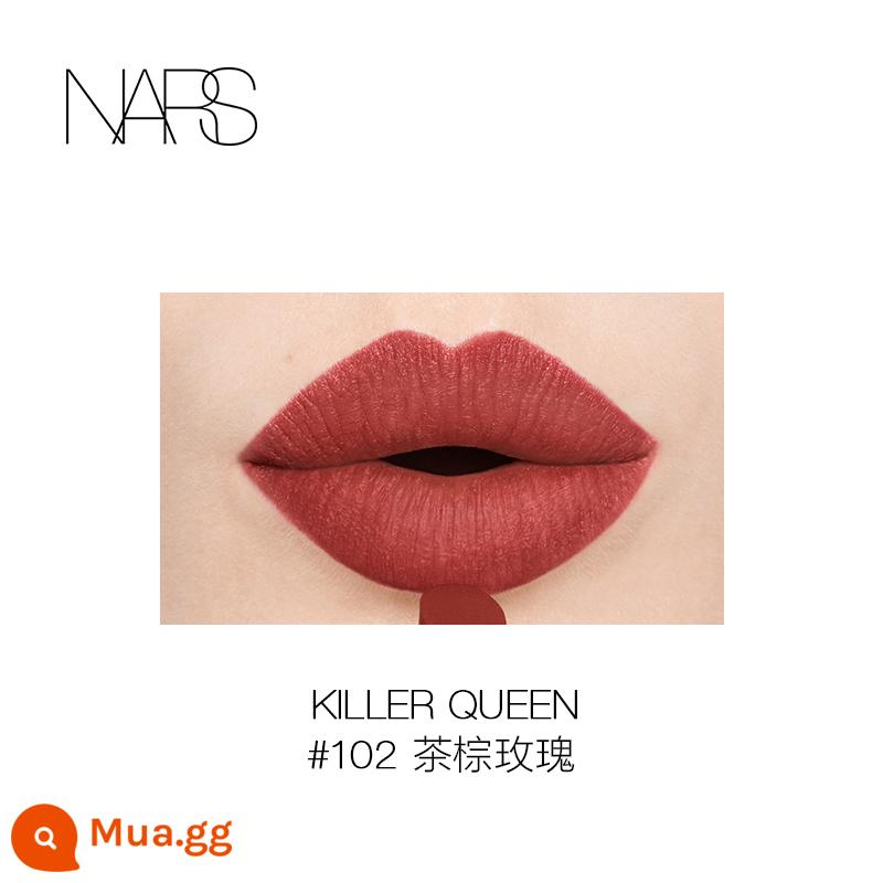 [Mua trước] Son lì dạng ống mỏng mới của NARS 112 135 nâu đỏ retro 102 - #102 Trà Nâu Hoa Hồng Killer Nữ Hoàng