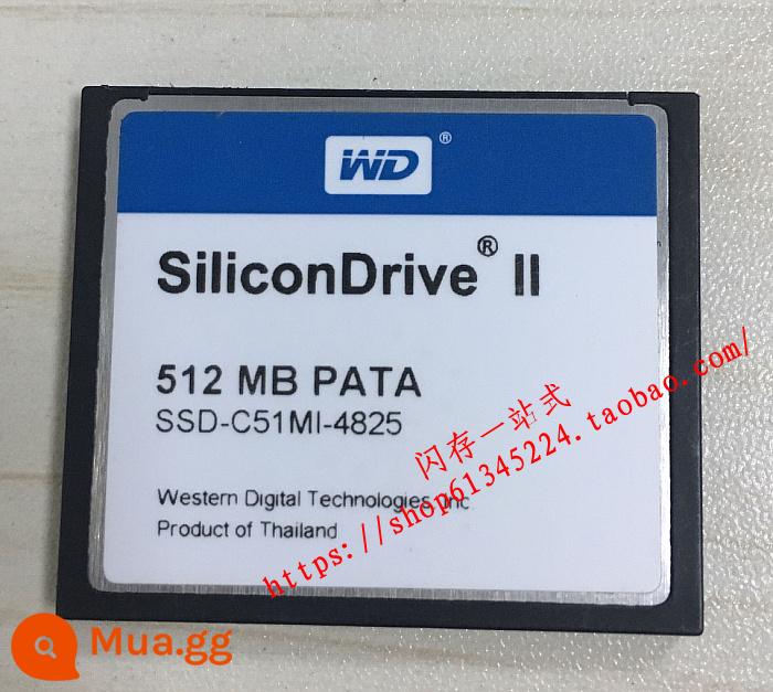 WD Silicon Drive CF 512M PATA Thẻ CF công nghiệp 512MB SSD-C51M-3500 - WD CF II 512MB