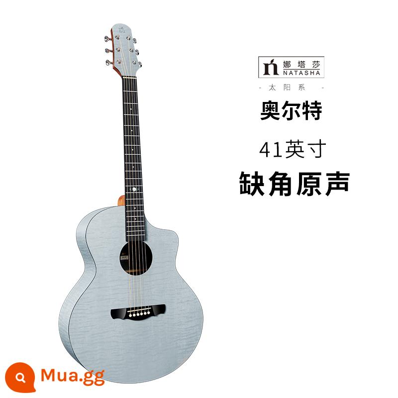 Natasha Hệ Mặt Trời Oult HPL Đơn Ban 41 Inch Rung Hộp Điện Sơ Khai Đàn Guitar Cho Nam Và Nữ - âm thanh gốc ault