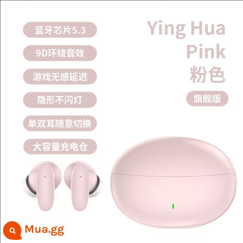 2023 Tai Nghe Bluetooth Mới Không Dây Thực Sự Trong Tai Loại Bỏ Tiếng Ồn Chân Thực Chơi Game Thể Thao Điện Tử Áp Dụng Cho Huawei Apple Sony - Sakura Pink [Phiên bản hàng đầu] Giảm tiếng ồn thông minh + Chất lượng âm thanh HIFI + Thời lượng pin siêu dài trong một tháng + Không có cảm giác đeo