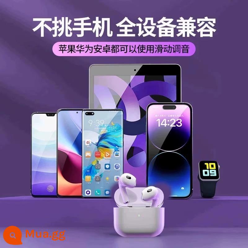 [Hàng Chính Hãng Huaqiangbei] Tai Nghe Bluetooth Không Dây Bốn Thế Hệ Chính Hãng Áp Dụng Cho iPhone14pro Apple 13 Sixth Generation 4 - [Tương thích với mọi thiết bị] Bạn có thể trượt để điều chỉnh âm lượng trên Apple, Huawei và Android