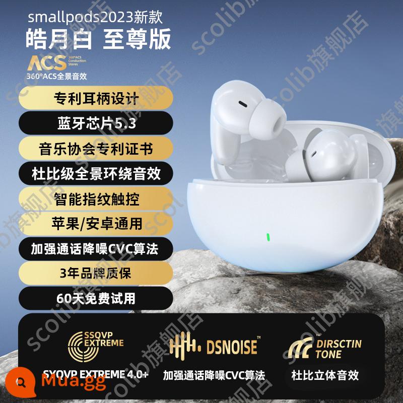 [Anh Xiao Yang khuyến nghị thời lượng pin 480 giờ] Tai nghe Bluetooth không dây đích thực phù hợp với tính năng giảm tiếng ồn mới năm 2023 của Huawei - [Phiên bản tối cao chính thức - Trắng] Chất lượng âm thanh nghìn nhân dân tệ + cải thiện thời lượng pin 100% + giảm tiếng ồn thông minh + bảo hành ba năm