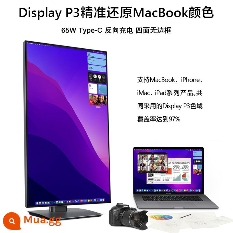 Tấm nền LG 27 inch 4K hiển thị tràn viền Máy tính IPS HD Màn hình 2K Typec màn hình chiếu ngoài màn hình dọc - [E2706C] 27 inch 4k - tấm nền gốc/Nano IPS đen (hậu kỳ tại studio ảnh)