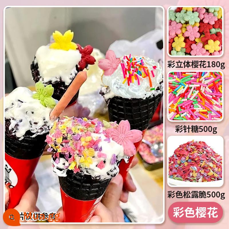 Bánh quy Oreo nghiền sô cô la nghiền trang trí bánh bánh quy matcha nướng kem sữa nóng kho báu thành phần thương mại - Sữa nóng vàng tươi match bé 7