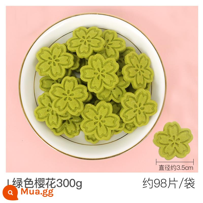 Bánh quy Oreo nghiền sô cô la nghiền trang trí bánh bánh quy matcha nướng kem sữa nóng kho báu thành phần thương mại - Bánh Quy Sakura Xanh 300g