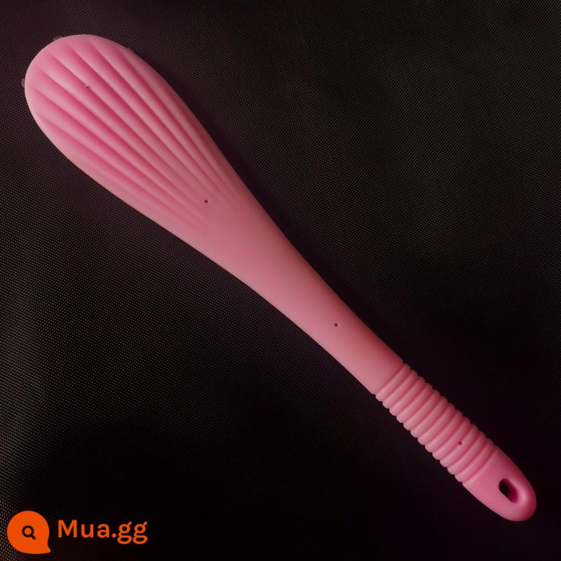 Ván silicone kinh tuyến, gậy massage, ván sha, búa, gậy tát lưng, sức khỏe lưng, ván cát, lòng bàn tay - Một mảnh silicone hình con sò 36cm màu hồng