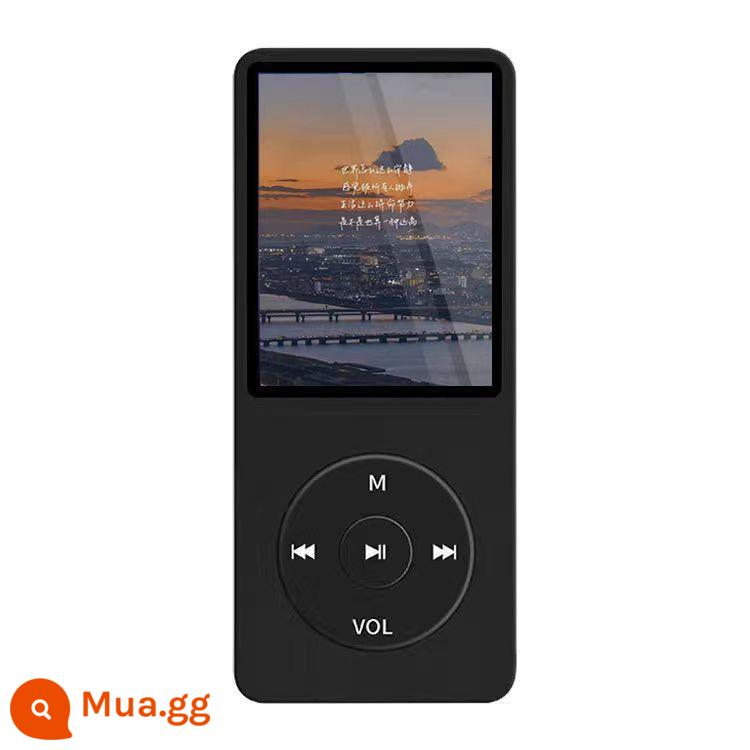 Phiên bản sinh viên nghe nhạc mp3 Walkman Bluetooth mp4 nghe nhạc tiếng anh mp5 loại thẻ nhỏ gọn di động - màu đen với bluetooth