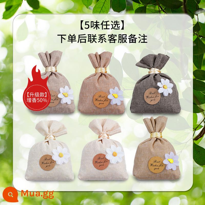 Osmanthus xe thơm gói nước hoa xe hơi cao cấp hương thơm nhẹ lâu dài mặt dây chuyền nước hoa xe hơi trang trí nội thất xe hơi - [Mẫu nâng cấp - 5 hương vị để lựa chọn] Liên hệ bộ phận chăm sóc khách hàng để ghi chú sau khi đặt hàng