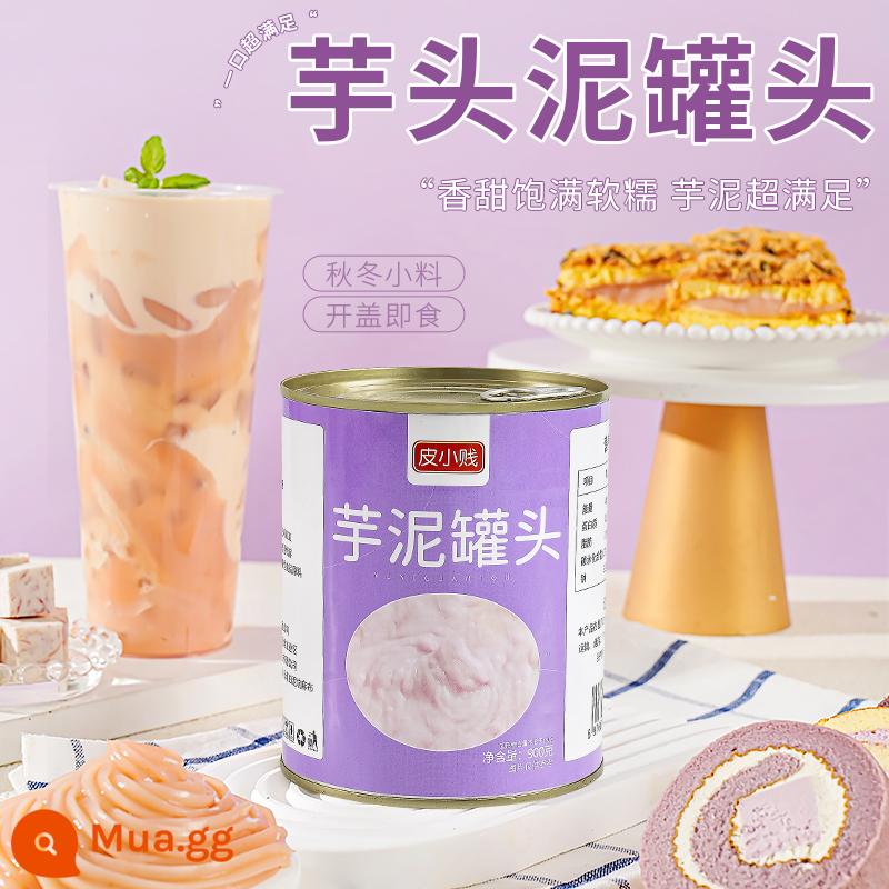 Bột cỏ tiên bị cháy Pi Xiaojian 100g thạch đen và trắng bột ăn được hộ gia đình tự làm cỏ thần tiên cửa hàng trà sữa đông lạnh đặc biệt - Nguyên liệu làm món Shao Xian Cao: 900g khoai môn đóng hộp