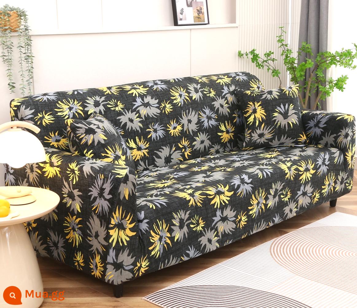 Ghế sofa đàn hồi bốn mùa bao gồm tất cả bao gồm phổ quát miếng lót khăn một kiểu cũ của Mỹ phong cách bohemian retro bọc vải - nở hoa