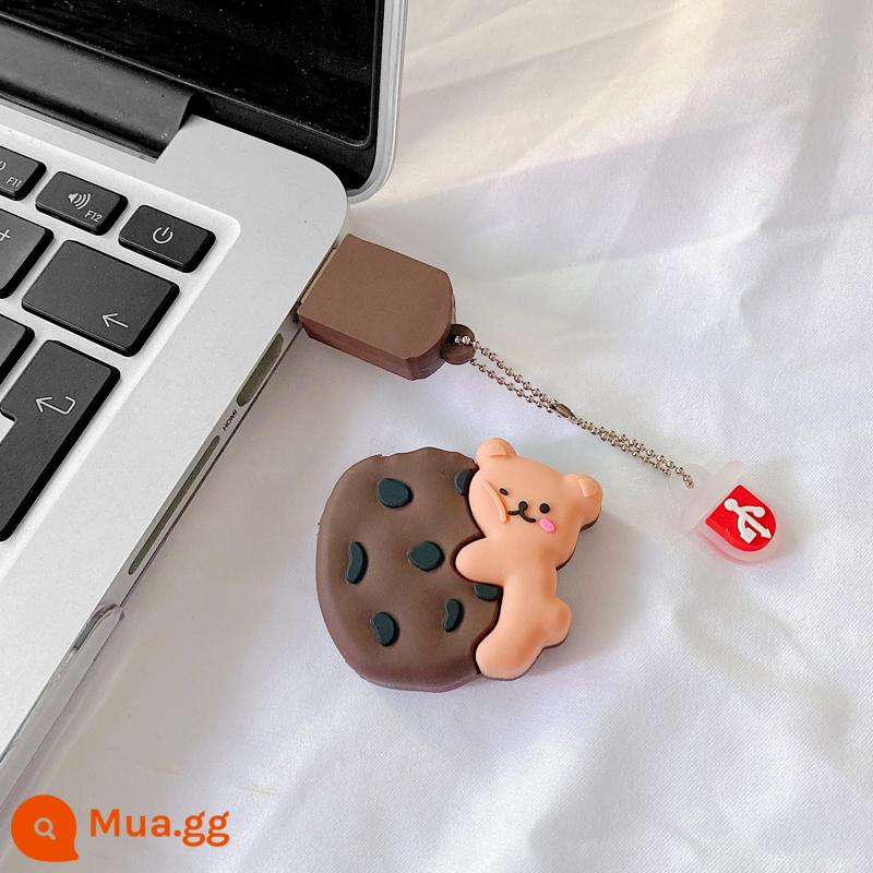 Đĩa U Biscuit Bear Dễ Thương 64G - Màu nâu