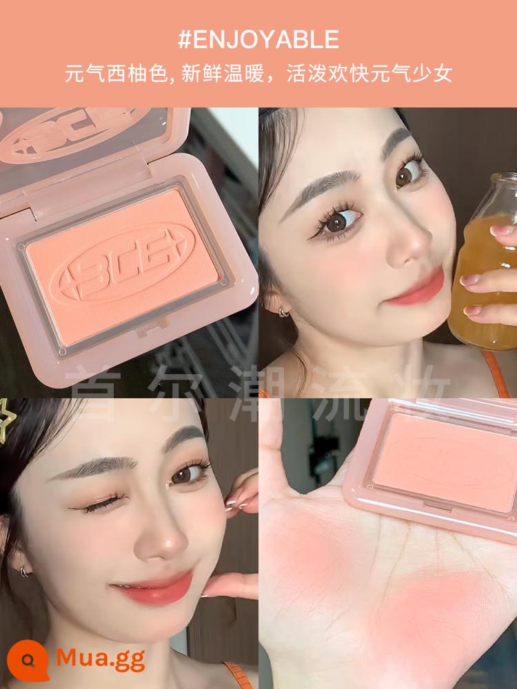 Phấn má hồng đơn sắc 3ce rosebeige đào cam nudepeach sương mù mềm mờ thành phố tự nhiên hoa cà - Mới #ENJOYABLE Sunshine Apricot Powder Tone Sẵn có trong kho/Cọ má hồng miễn phí