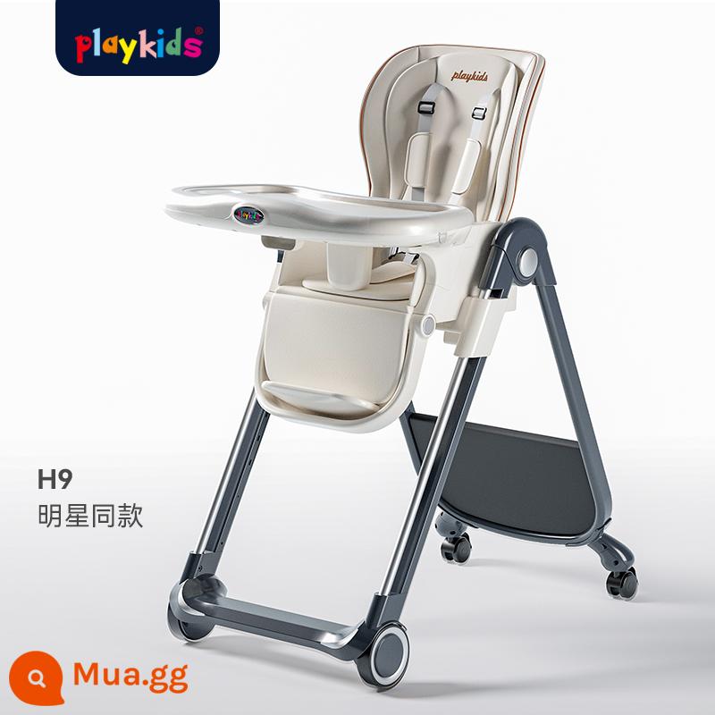 Ghế ăn cho bé Playkids có thể gập lại cho bé tại nhà Ghế di động đa chức năng Ghế ăn cho trẻ em - Phong cách giống người nổi tiếng - ngoại hình đẹp và ổn định hơn