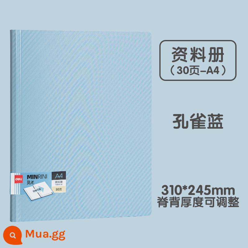 Tập sách thông tin hiệu quả A4 thư mục chèn trong suốt nhiều lớp sách lưu trữ dung lượng lớn sách thông tin về sự phát triển của trẻ em sách thông tin về chứng chỉ học sinh sách thu giấy kiểm tra tờ rời túi đựng sách khám thai bản nhạc - Trang 30 - Con Công Xanh