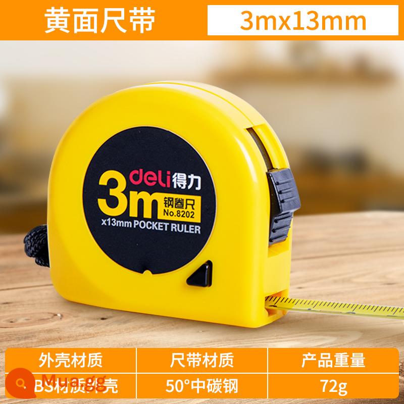 Thước kỹ thuật thước dây thép mạnh mẽ 3 mét / 5 mét / 7,5 mét / 10 mét công cụ đo vẽ và lập bản đồ tính toán bền - [3 mét]3m*13mm