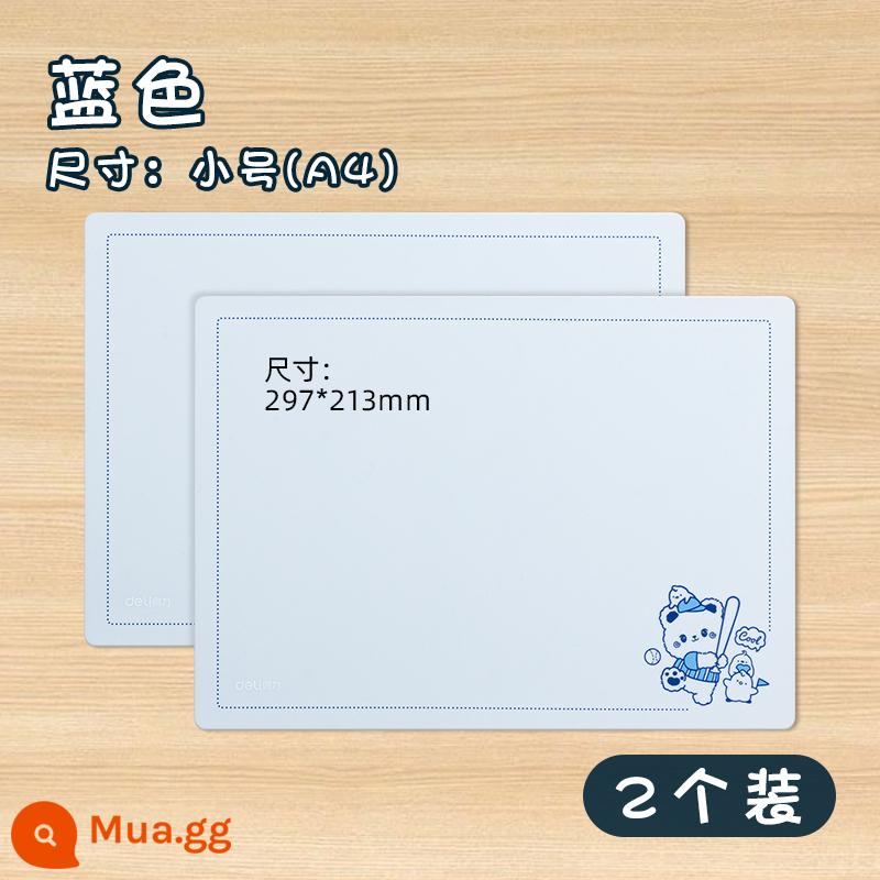 Bảng đệm mạnh mẽ dành cho học sinh lớn viết A2/A3/A4 kỳ thi tuyển sinh sau đại học bảng vẽ tranh thủ công cho trẻ em kỳ thi tuyển sinh sau đại học miếng đệm trong suốt bìa cứng bảng thư mục máy tính để bàn viết bài tập về nhà đặc biệt học sinh trung học cơ sở nhỏ - [Mẫu nâng cấp] Bộ 2 cái - Xanh - Nhỏ (A4)