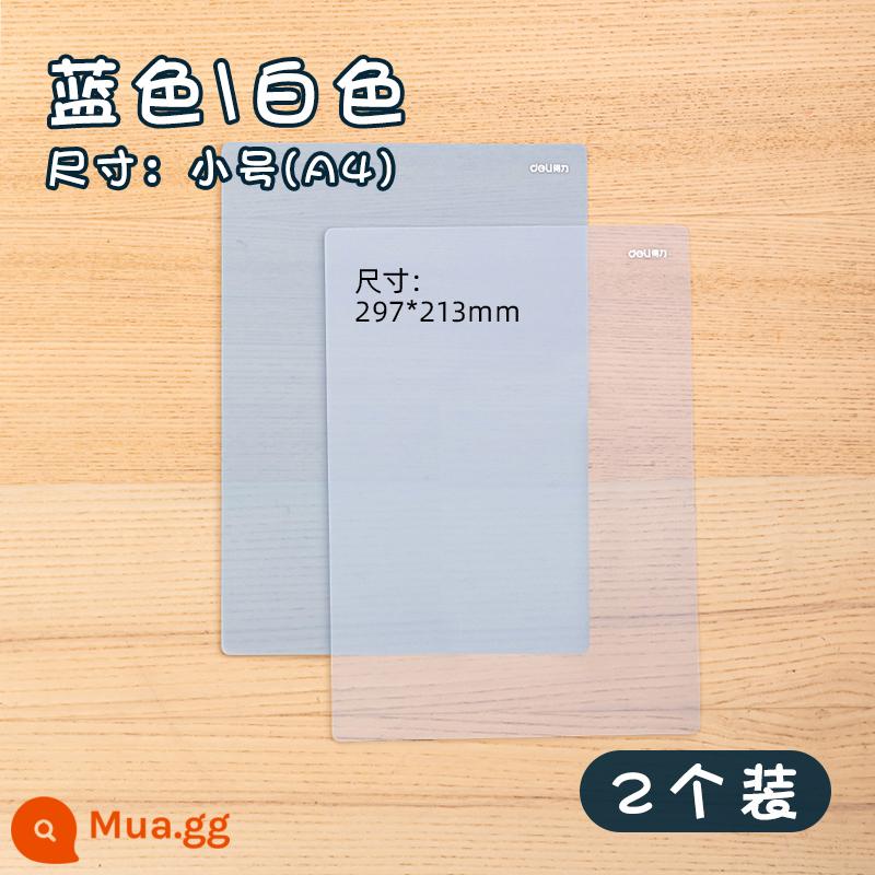 Bảng đệm mạnh mẽ dành cho học sinh lớn viết A2/A3/A4 kỳ thi tuyển sinh sau đại học bảng vẽ tranh thủ công cho trẻ em kỳ thi tuyển sinh sau đại học miếng đệm trong suốt bìa cứng bảng thư mục máy tính để bàn viết bài tập về nhà đặc biệt học sinh trung học cơ sở nhỏ - Gói hai - hai màu - khổ nhỏ (A4)