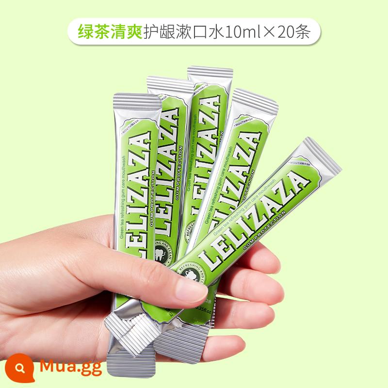 Nước súc miệng hương bạc hà trà xanh Iced Eli gói dành cho gia đình - Trà Xanh Giải Nhiệt 20 Thanh