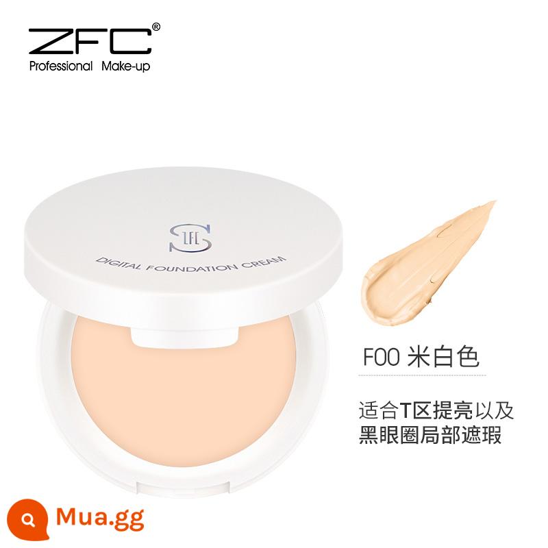 Kem nền ZFC che khuyết điểm kiểm soát dầu nền lâu trôi BB cream cc cream dưỡng ẩm nền trang điểm màu nude kem nền dạng lỏng - F00