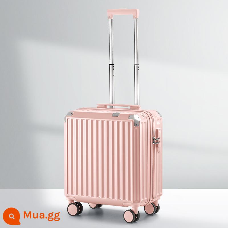 Vali nhỏ nữ 18 inch hộp mật khẩu lên máy bay nhẹ và chất lượng cao xe đẩy du lịch mini hộp da 20 nam - Cornus officinalis bột/xu hướng phong cách dây kéo