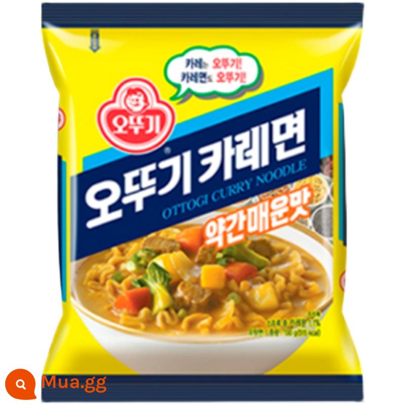 Miễn phí vận chuyển cho đơn hàng trên 5 túi nhập khẩu từ Hàn Quốc, phô mai roly-poly, kim chi, ramen ô long hải sản, mì gói sốt chiên - Mì ramen cà ri