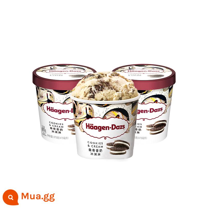 [Chuỗi hàng lạnh SF] Gói combo 3 ly kem Haagen-Dazs Ice Cream Classic Kem nhiều hương vị Kem - Vị bánh quy sữa 375g*3