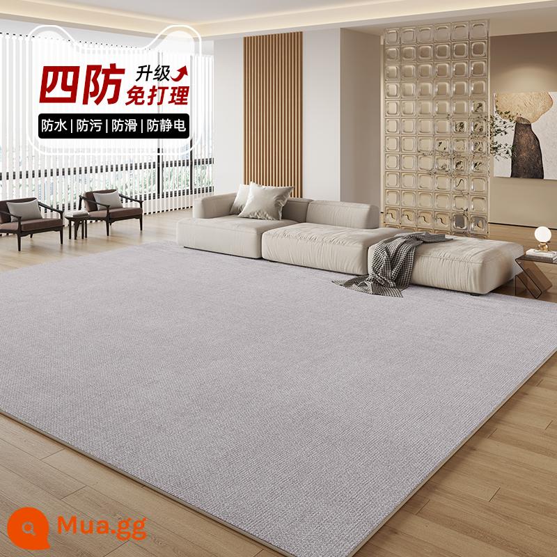 Bắc Âu Phòng Khách Thảm Bàn Trà Chăn Phòng Ngủ Sàn Nhà Sang Trọng Giặt Sofa Đầu Giường Cao Cấp Cảm Giác Lưới Đỏ Cách Âm - Màu trơn số 13372