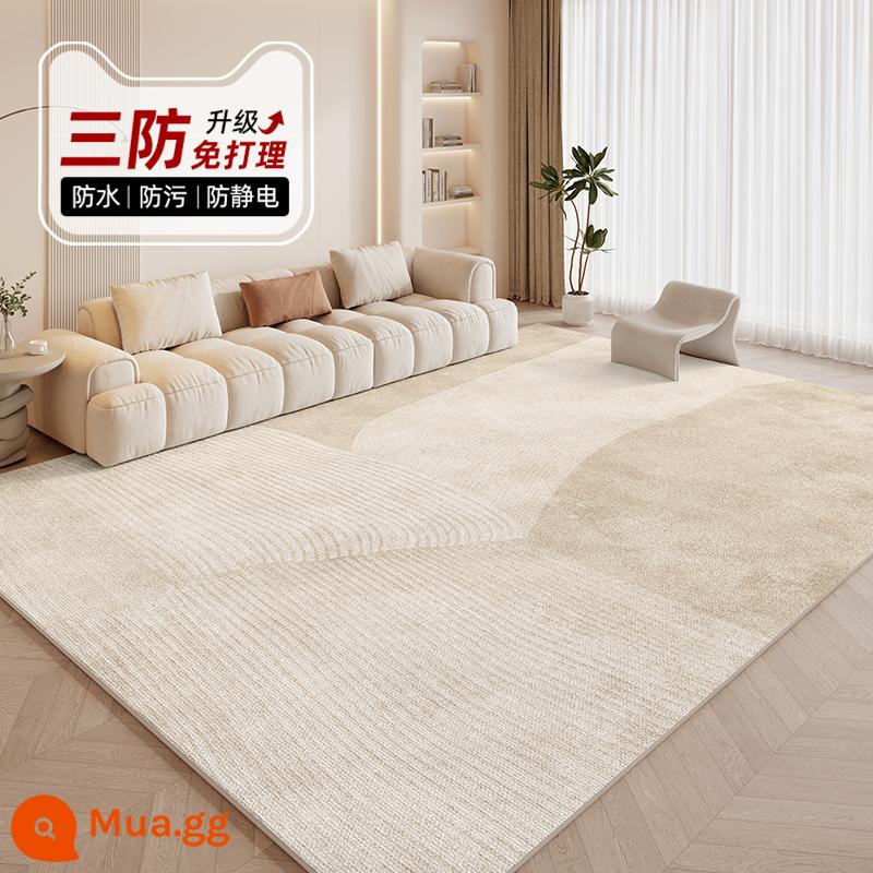 Thảm phòng khách nhẹ sang trọng sofa cao cấp sàn chống thấm nước phòng ngủ cạnh giường ngủ 2023 phong cách mới không giặt dày diện tích lớn - Shiwen-2223