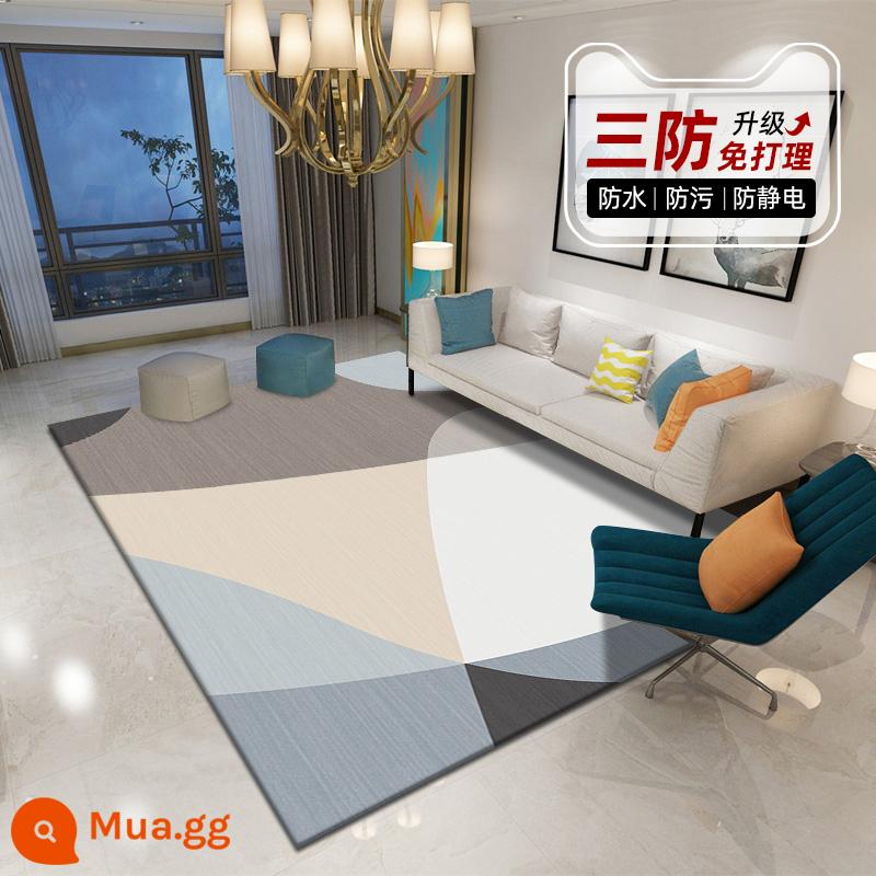 Bắc Âu Phòng Khách Thảm Bàn Trà Chăn Phòng Ngủ Sàn Nhà Giặt Sofa Đầu Giường Ánh Sáng Cao Cấp Phòng Sang Trọng thảm Cách Âm - Số đơn giản 4677