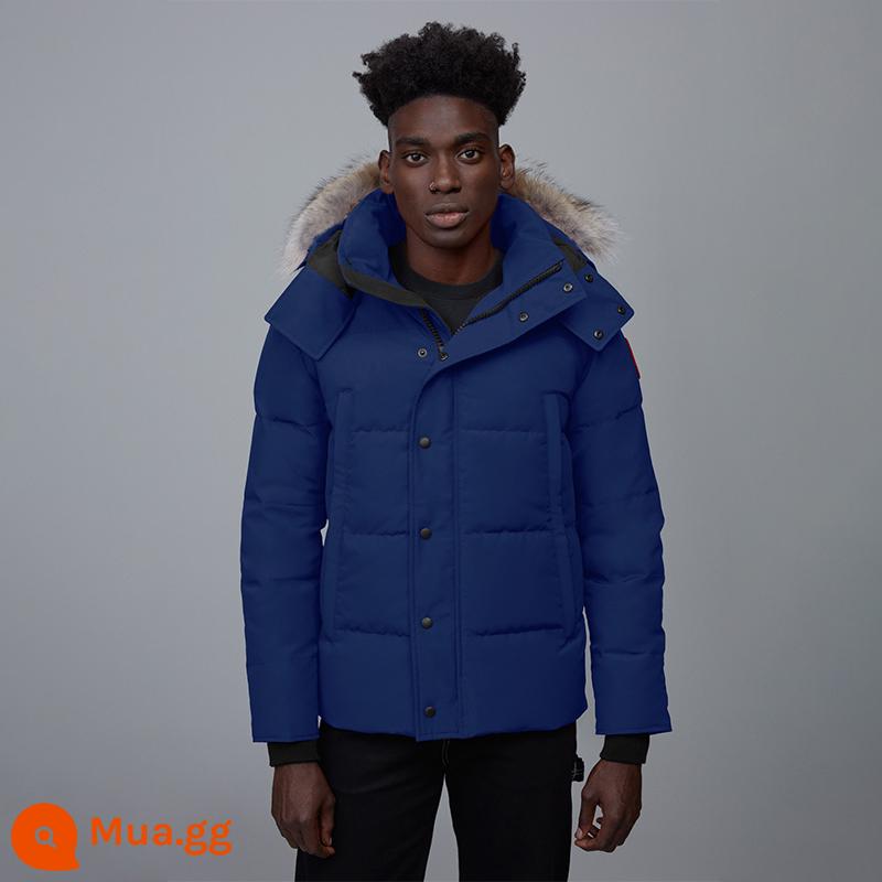 CANADA GOOSE Áo khoác parka lông ngỗng cỡ lớn Canada Goose Wyndham dành cho nam 3808M - 260 biển xanh