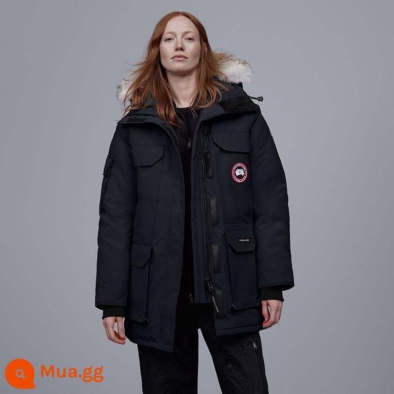 CANADA GOOSE Áo khoác parka lông ngỗng cỡ lớn Canada Goose Expedition 4660L dành cho nữ - 67 màu xanh đậm