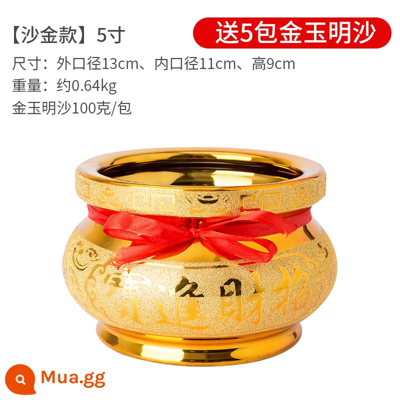 Phòng gia đình có mùi thơm dành riêng cho gốm lớn cho phật chèn nguồn cung cấp Phật giáo. - [5 inch/kiểu may mắn] nhận miễn phí 5 gói cát vàng