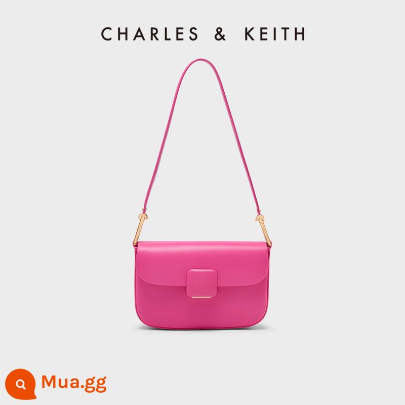 Túi nữ mùa xuân CHARLES&KEITH ngôi sao CK2-20270818 cùng túi vuông nhỏ khóa vuông KOA - CK2-20270818-2Fuchsia tím đỏ