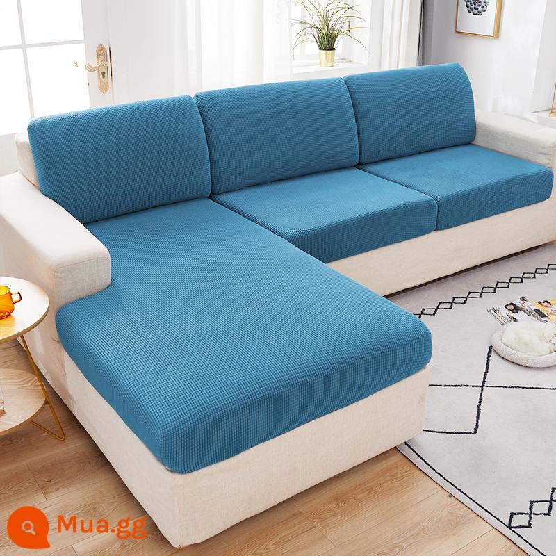 Đa Năng Đa Năng Chống Mèo Xước Ghế Sofa Đơn Giản Cao Cấp Đệm Co Giãn Bao Công Nghệ Vải Đệm Chăn - Hồ Tây Blue Dày Có Độ Đàn Hồi Cao