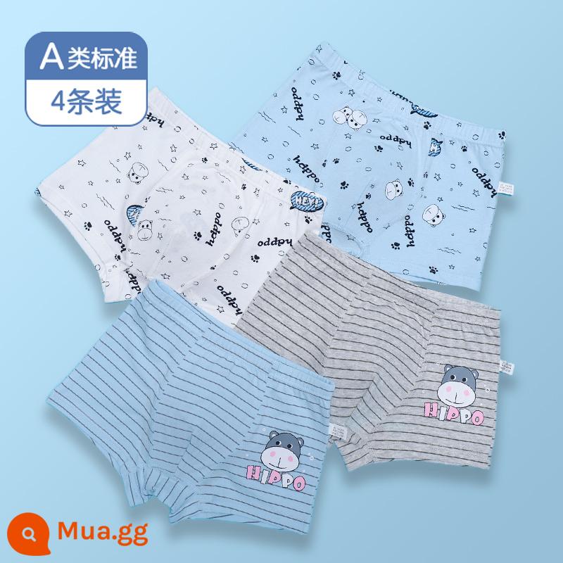 Mèo Người Quần Lót Trẻ Em Bé Trai Cotton Trung Và Lớn Trẻ Em Quần Boxer Bé Trai Thiếu Niên Sinh Viên Quần Lót Boxer Cotton - 108