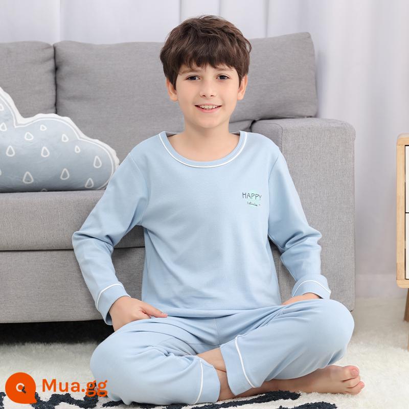 Cat People Bộ Đồ Ngủ Trẻ Em Bé Trai Xuân Thu Mới 2022 Bé Trai Cotton Nguyên Chất Lớn Trẻ Em Homewear Bộ Đồ Cotton Dài Tay - 20207SHL