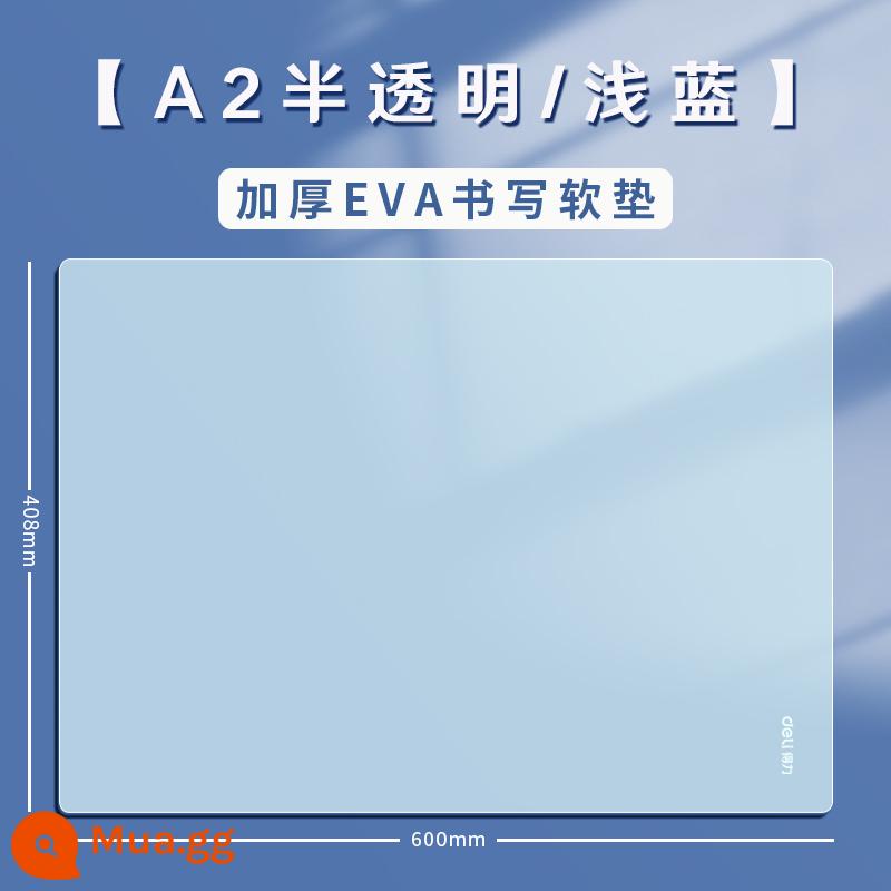 Tấm đệm hiệu quả dành cho học sinh tiểu học Tập viết lớp 1 A4 dành cho trẻ em viết trong suốt nẹp nhựa đặc biệt thủ công bảng cứng bảng sao Giấy thi vẽ tranh 16K bài thi a3 bảng đệm mềm silicone - [Trong mờ]Bảng đệm A2/xanh nhạt