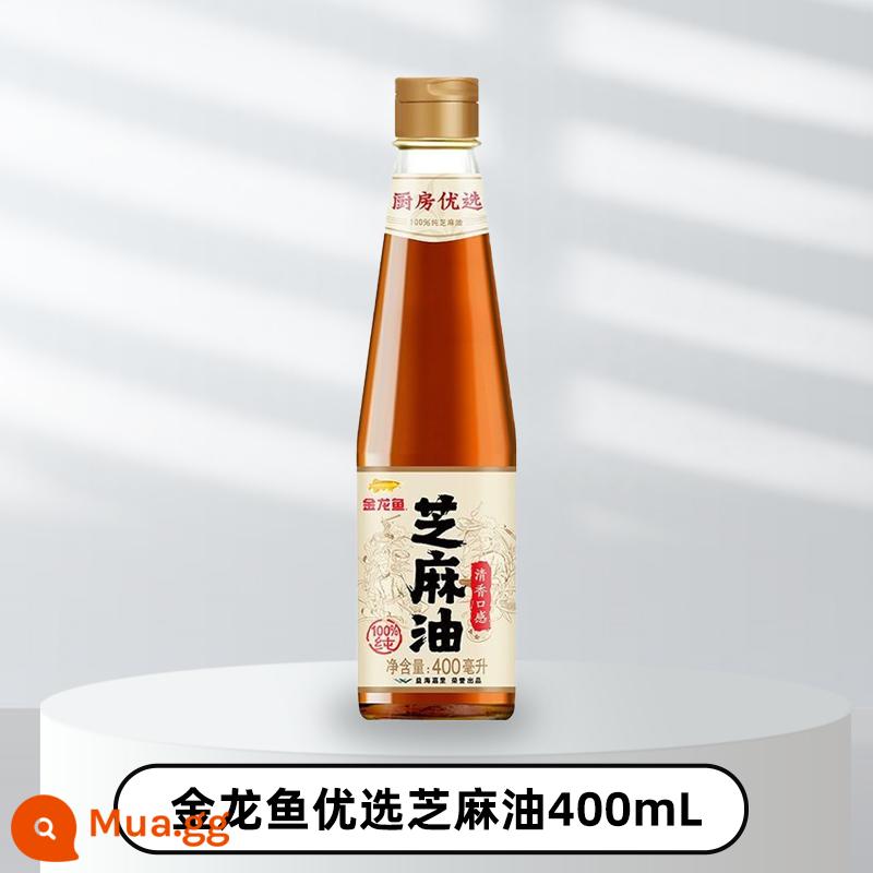 Dầu tiêu cá rồng 70ml dầu mè mè lạnh chai nhỏ gia dụng dầu mè chính hãng dầu ăn kết hợp gia vị - Dầu mè cao cấp cá rồng 400ml