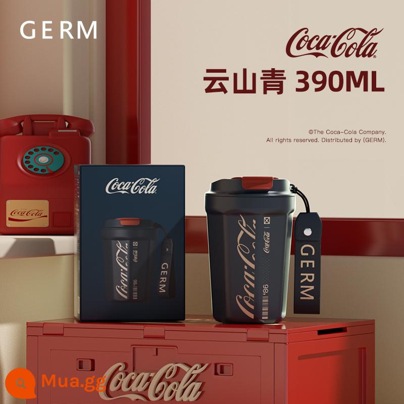 GERM Coca-Cola Cốc Cà Phê Cách Nhiệt Cốc Nữ Giá Trị Cao Nam Retro Hiện Đại Cốc Nước Đi Kèm Cốc - Yunshan Qing 390ml [Lớp lót bằng thép không gỉ 316L, cách nhiệt và cách nhiệt lạnh]