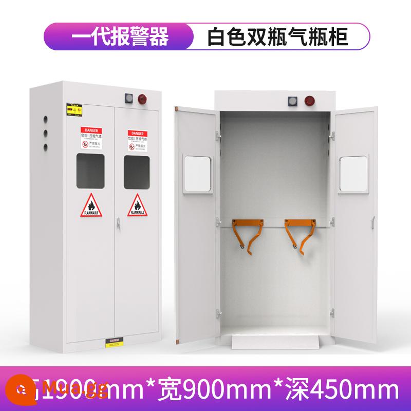 Tủ chống cháy nổ công nghiệp tủ an toàn hóa chất dễ cháy Tủ 4/45 gallon phòng thí nghiệm chai đơn tất cả tủ xi lanh khí bằng thép - Còi báo động thế hệ trắng chai đôi