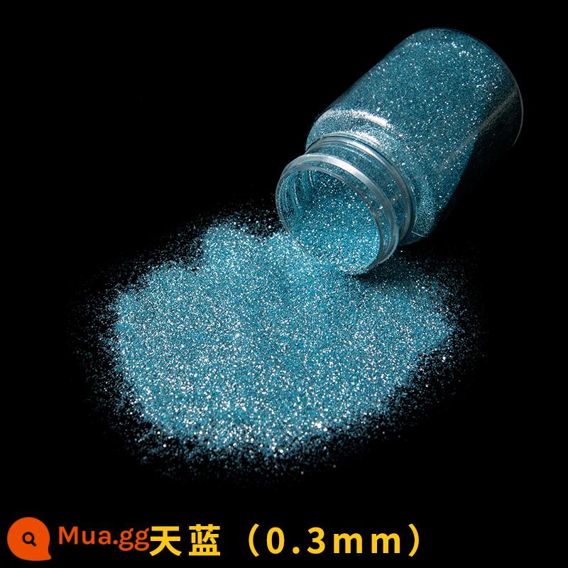 Bột lấp lánh Bột lấp lánh Bột vàng Hoa hồng Bột lấp lánh Giáng sinh Bột vàng Cross Stitch Handmade DIY Epoxy Nail Powder 50ml - Xanh da trời 50ml/chai