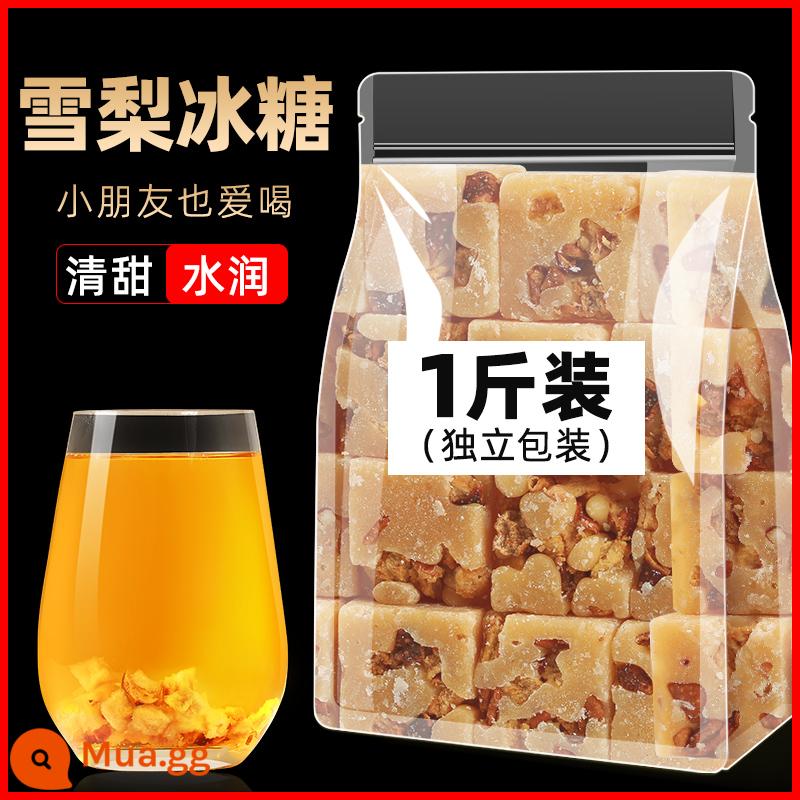 Rock Sugar Sydney Honey Tea Block Bong bóng trà chính hãng uống trà trái cây lạnh uống trái cây uống trái cây - [Bịch 500g] Trà Lê Trân Châu Đường