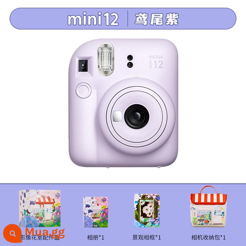 Fuji instax mini12 chụp ảnh lấy liền mini 9/11/25/90 mẫu nâng cấp sản phẩm mới trên thị trường - mống mắt màu tím