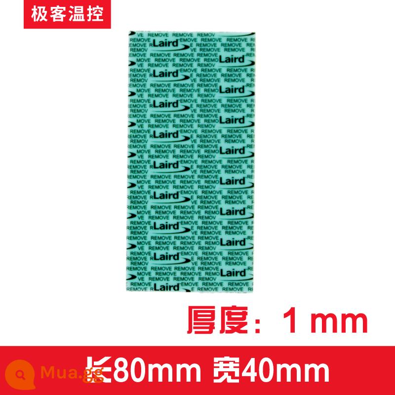 Laird Laird 300 màng silicon dẫn nhiệt miếng đệm mỡ silicon màn hình máy tính bộ nhớ thẻ siêu mềm tấm làm mát dẫn nhiệt cao - Dày 1mm - mảnh 40 * 80mm