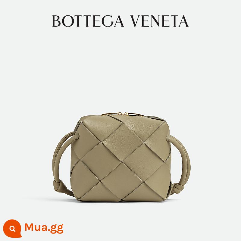 Túi đựng máy ảnh BOTTEGA VENETA 2022 Ms. Mini CASSETTE Túi BV - màu nâu sẫm