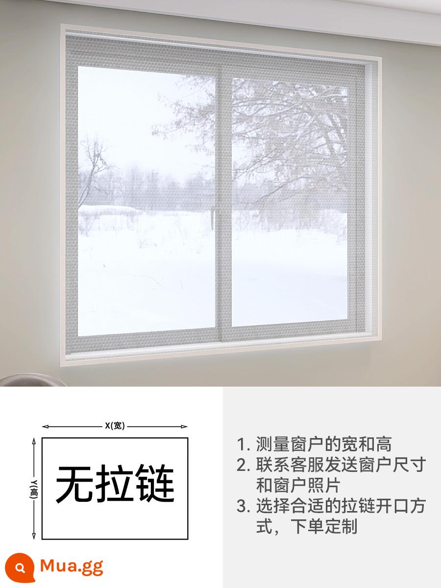 Rèm chắn gió, cửa sổ chống lạnh, đồ tạo tác kính chắn gió, rèm giữ nhiệt cách nhiệt mùa đông trong suốt, ban công phim cách nhiệt Đông Bắc - [Tùy chỉnh 15 nhân dân tệ/vuông] [Có thể mở toàn bộ mảnh]