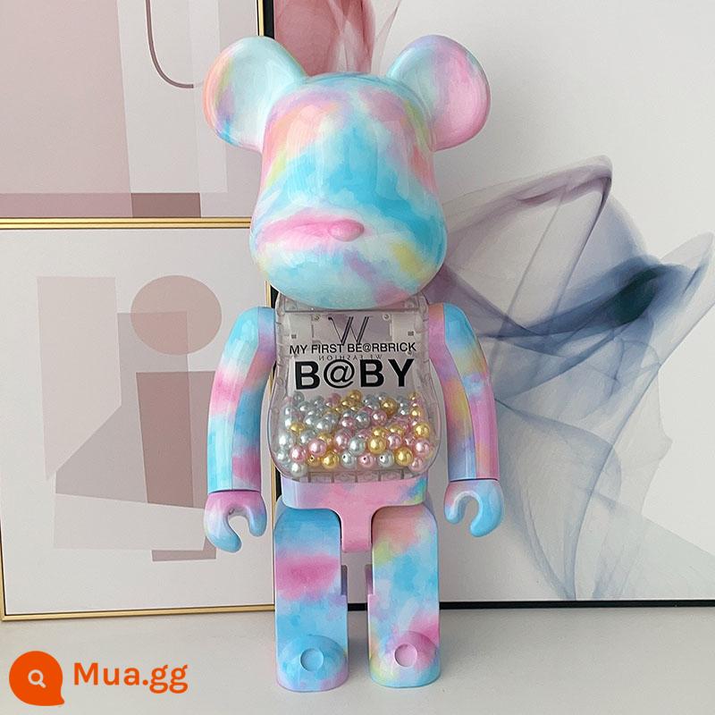 Bearbrick1000% bạo lực gấu khối xây gấu mẫu phòng khách lớn trang trí hợp thời trang búp bê búp bê quà tặng sinh nhật - Người theo đuổi giấc mơ Marshmallow