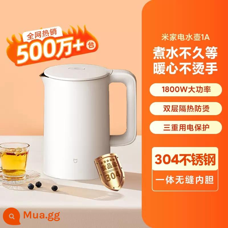 Nồi nấu nhanh Xiaomi 1A Bình đun nước nóng Mijia dung tích lớn gia dụng inox Ấm đun nước tự động 1.5L tích hợp giữ nhiệt - Nồi ăn liền Xiaomi 1A