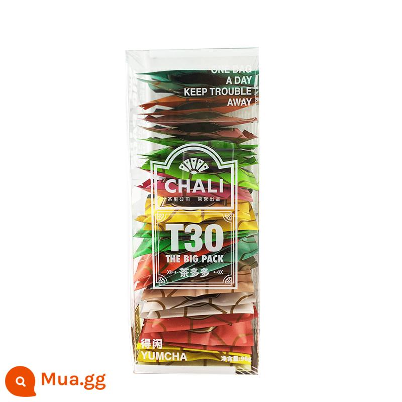 Ưu đãi đặc biệt Chali Tea Tea Duoduo T15T30 Rose Tea Peach Oolong Tea Bakery Camellia trái cây đen trà đen - Hương vị T30-15, tổng cộng 30 gói - đảm bảo tồn tại đến năm 2025